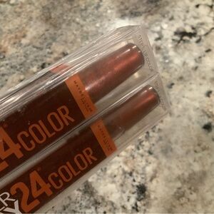 2 Pack Maybelline Super Stay 24 2-Step Lip Color 345 Espresso Edge Coffee Brown.